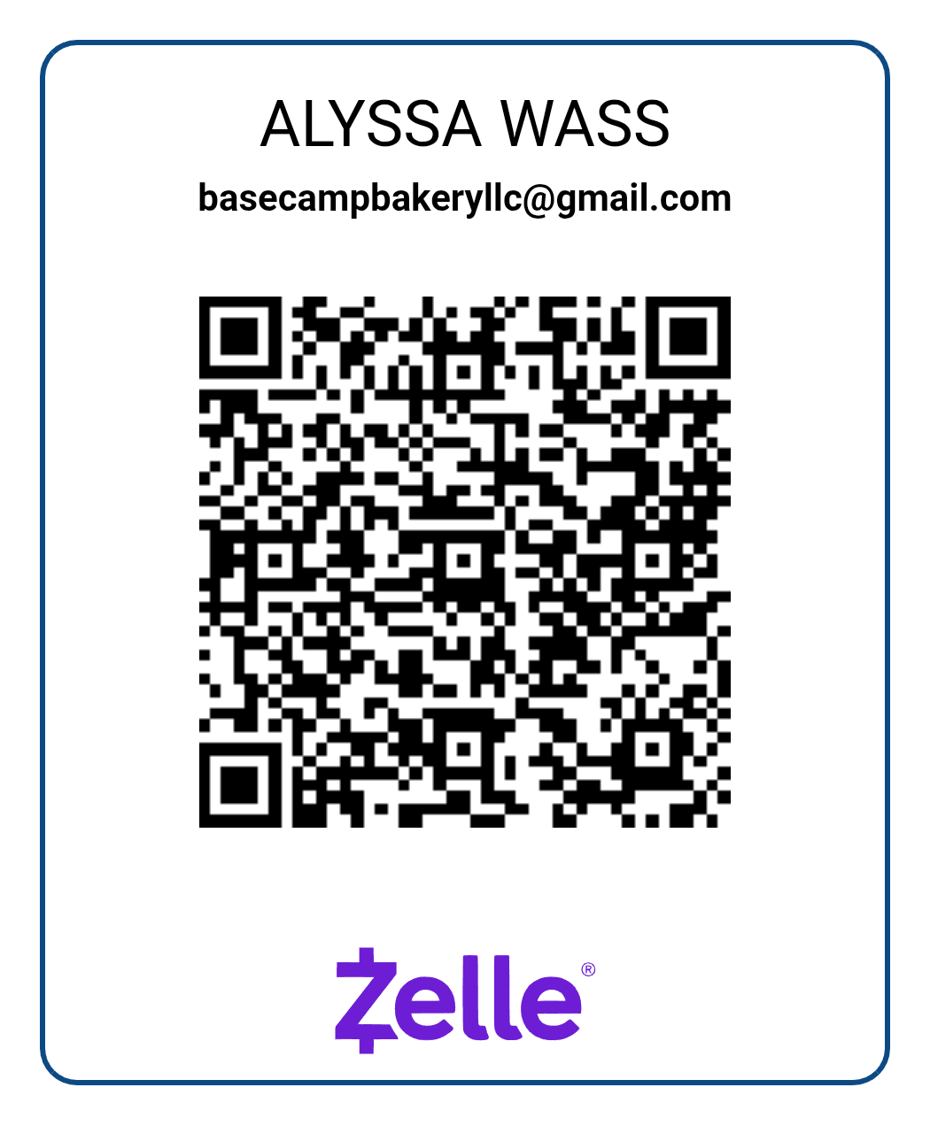 Zelle QR Code